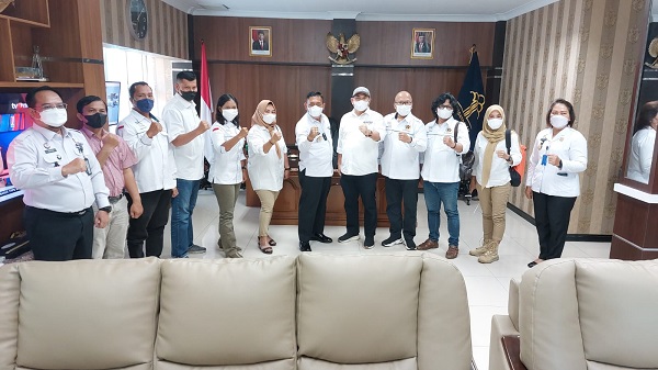 Disambut Ramah Kakanwil Kemenkumham Riau, Zulmansyah: PWI Siap Support Bangun Citra Positif