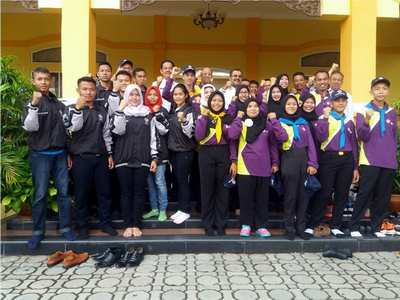 Ikuti Jumnas di Sulsel, Bupati Lepas 6 Anggota PMR