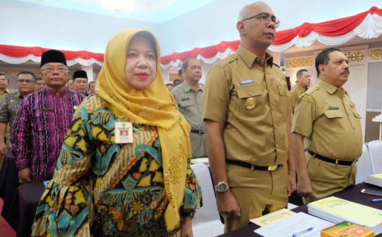 Sejumlah Pejabat Pemkab Inhil Ikuti Rakor Bersama Pemprov Riau dan KPK