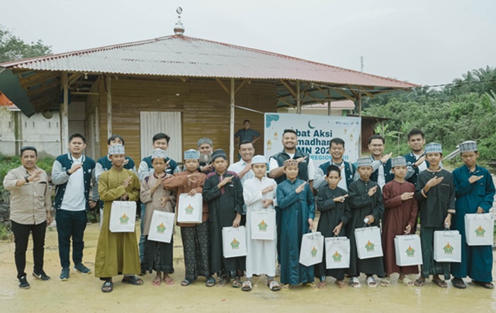 Serunya Sobat Aksi Ramadhan Bareng PTPN IV Regional III di Pesantren Tualang