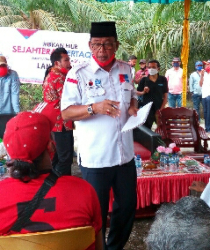 Cabup Rohil Nomor Urut Dua Himbau Masyarakat Patuhi Disiplin Prokes Covid-19