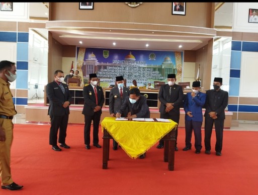 Paripurna, DPRD Rohil Setujui RPJMD 2021-2026