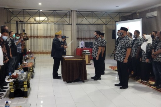Dihadiri Bupati dan Wabup, Maliki Dilantik Sebagai Ketua KORMI Rohil