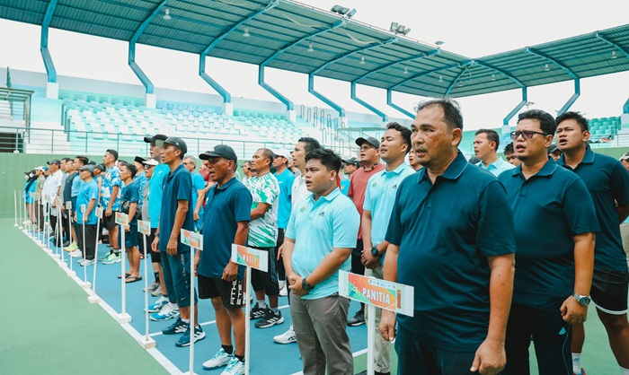 Pemerintah Apresiasi PTPN IV Regional III Inisiasi Turnamen Tenis Antar Instansi