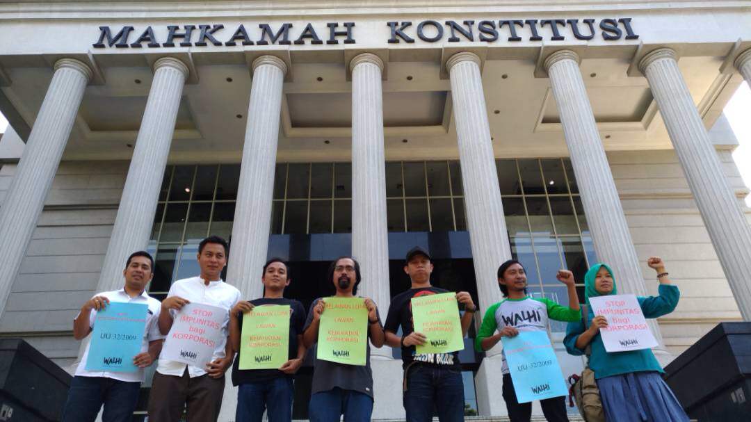 WALHI â€“ ICEL â€“ AMAN Daftarkan Diri Sebagai Pihak Terkait