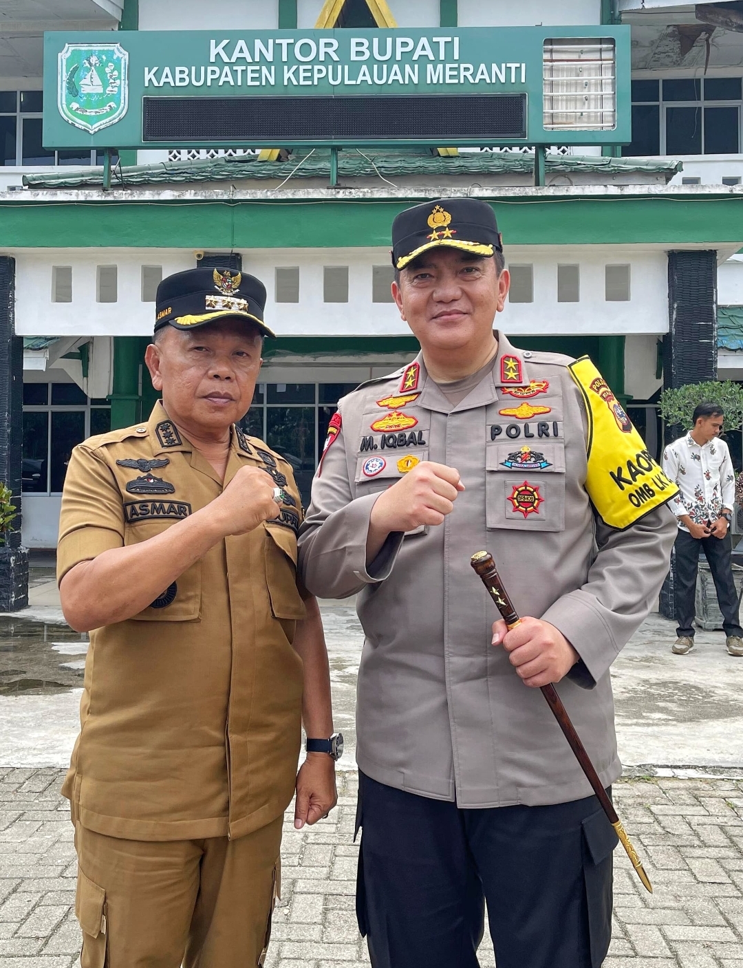 Plt Bupati Asmar Sambut Kunjungan Kerja Kapolda Riau Di Kabupaten Kepulauan Meranti