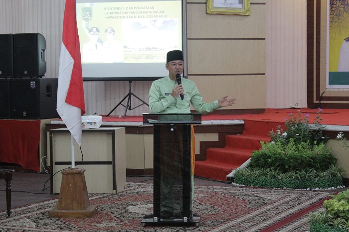 Bupati Rohil Percepat Inventarisasi Lahan Masyarakat Di Kawasan Hutan