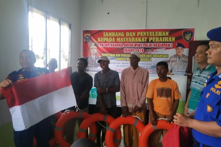 Antisipasi Paham Radikalisme, Polairud Polres Rohil Gelar Quick Wins