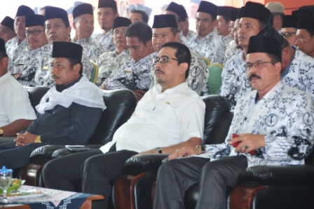 Ribuan Guru Hadiri Halal Bi Halal PGRI Inhu