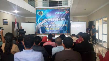 Satu-Satunya di Indonesia, PWIRiau TV Dilouncing
