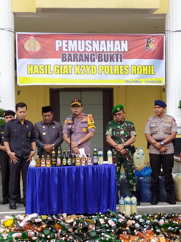 Polres Rohil Gelar Pasukan Ops Lilin Muara Takus