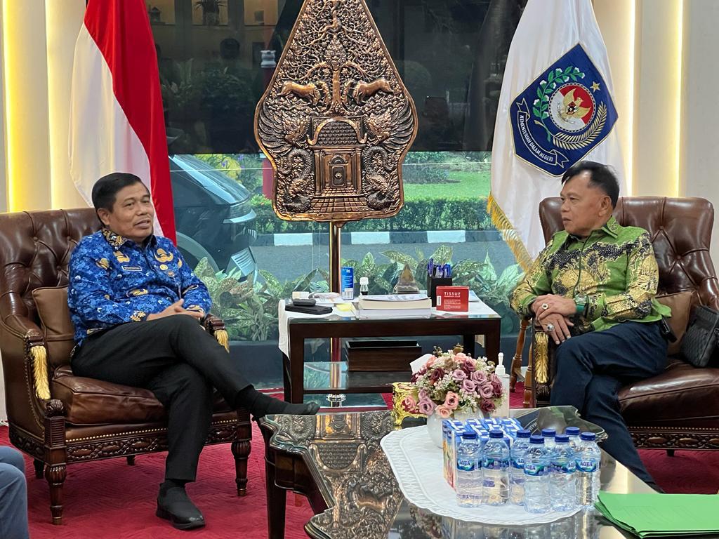 Plt. Bupati Asmar Audiensi di Kemendagri