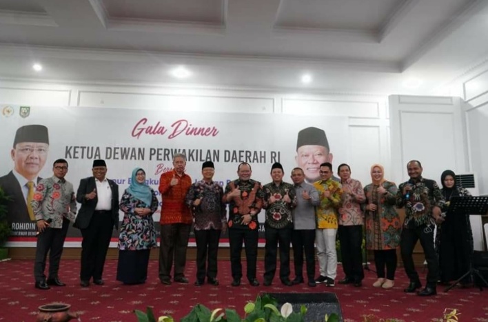 Dihadapan Ketua DPD, Gubernur Rohidin Paparkan Manfaat Konektivitas Untuk Kemajuan Bengkulu