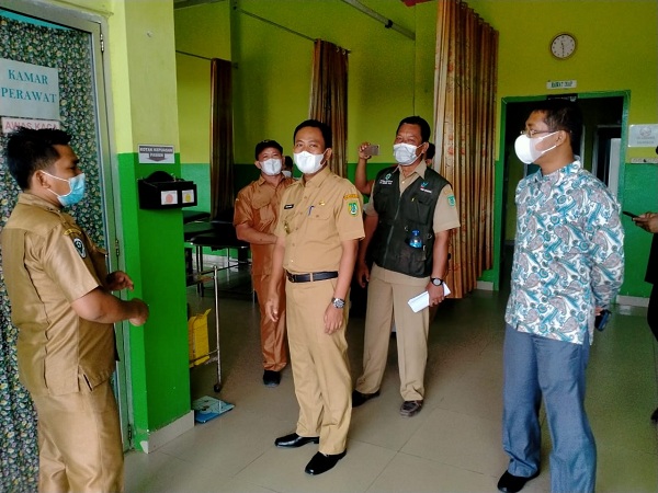 Pastikan Pelayanan Berjalan Prima, Wabup Rohil Sidak Puskesmas Bangko Jaya