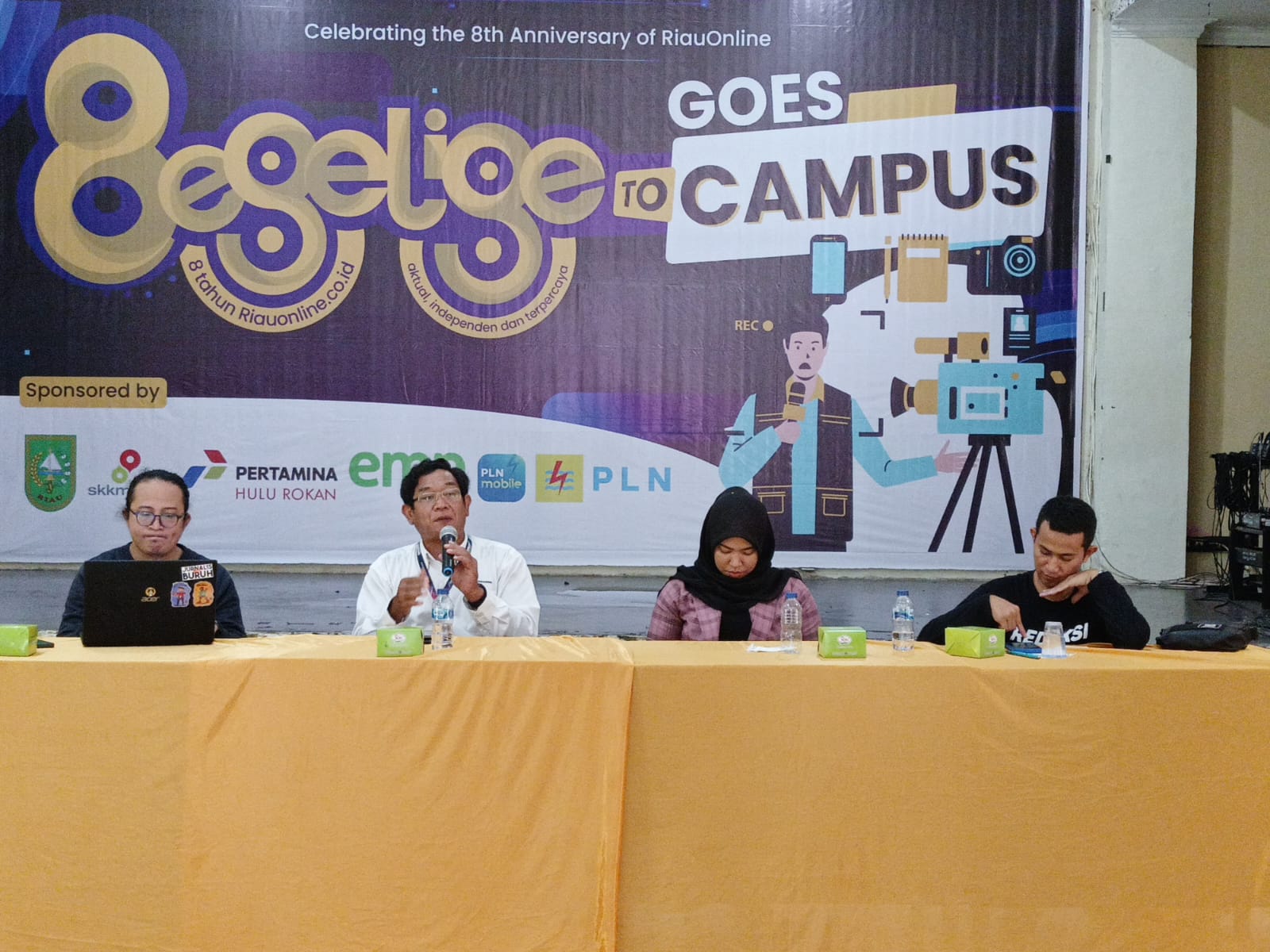 Temui Mahasiswa UNRI, Tim IT PHR Bagikan Tips Keamanan Digital  