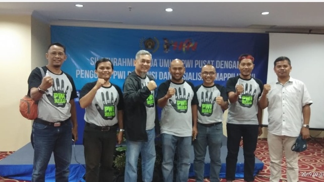 Bersama 11 Provinsi Lainnya, Mappilu PWI Riau Dilantik