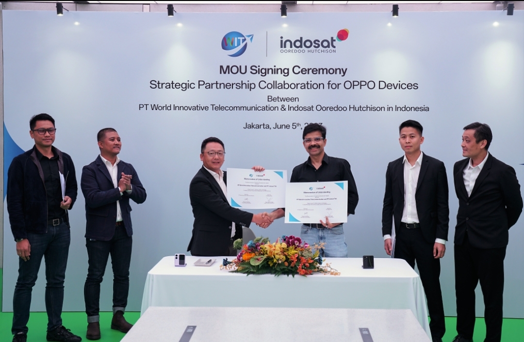 Indosat dan OPPO Indonesia Jalin Kemitraan Strategis  Pertumbuhan Bisnis Seluler di Indonesia