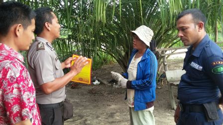 Kebakaran Lahan Masih Mengancam, Polres Siak Bersama RAPP Lakukan Sosialisasi