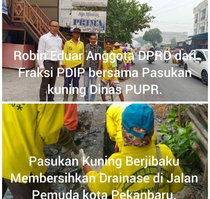 Robin Eduar Minta Pemilik Ruko Jangan Korbankan Drainase Demi Jembatan Ruko.