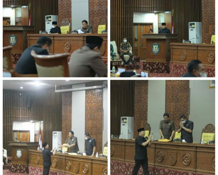 Gubernur Rohidin Sampaikan Laporan Pertanggungjawaban Tahun 2020