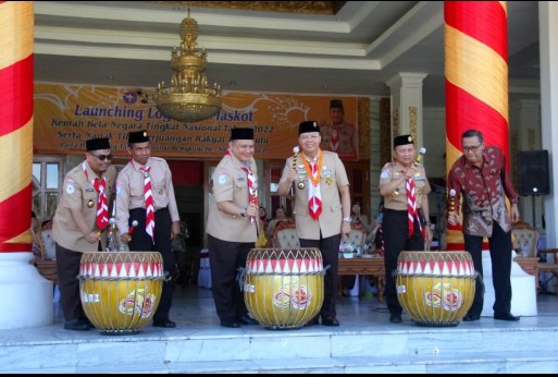 Mantapkan Kesiapan Sebagai Tuan Rumah, Gerakan Pramuka Bengkulu Launching Logo dan Maskot Kemah Bela