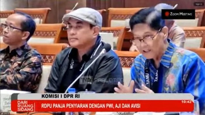 PWI Soroti Dampak Revisi UU Penyiaran dalam RDPU Komisi I DPR RI