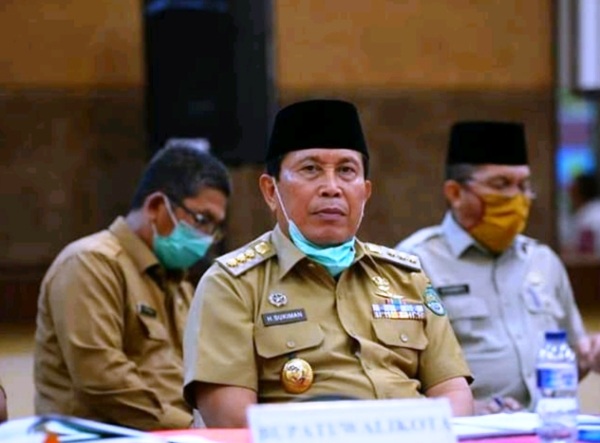 Bupati Sukiman Hadiri Rakor Penanganan Karhutla Bersama Gubernur Riau