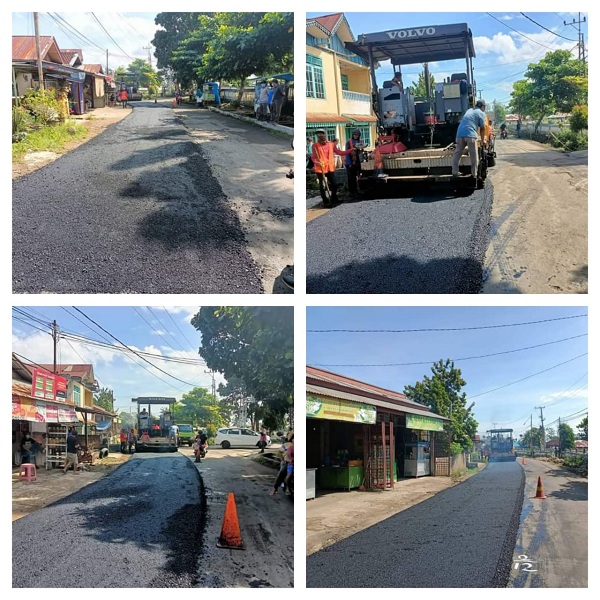 Dinas PUPR Kota Bengkulu Lakukan Pengaspalan Jalan