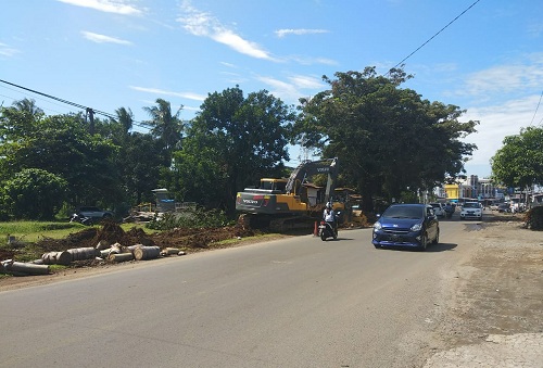 Pelebaran Jalan Kapuas - Asahan Kota Bengkulu Kembali Dilanjutkan