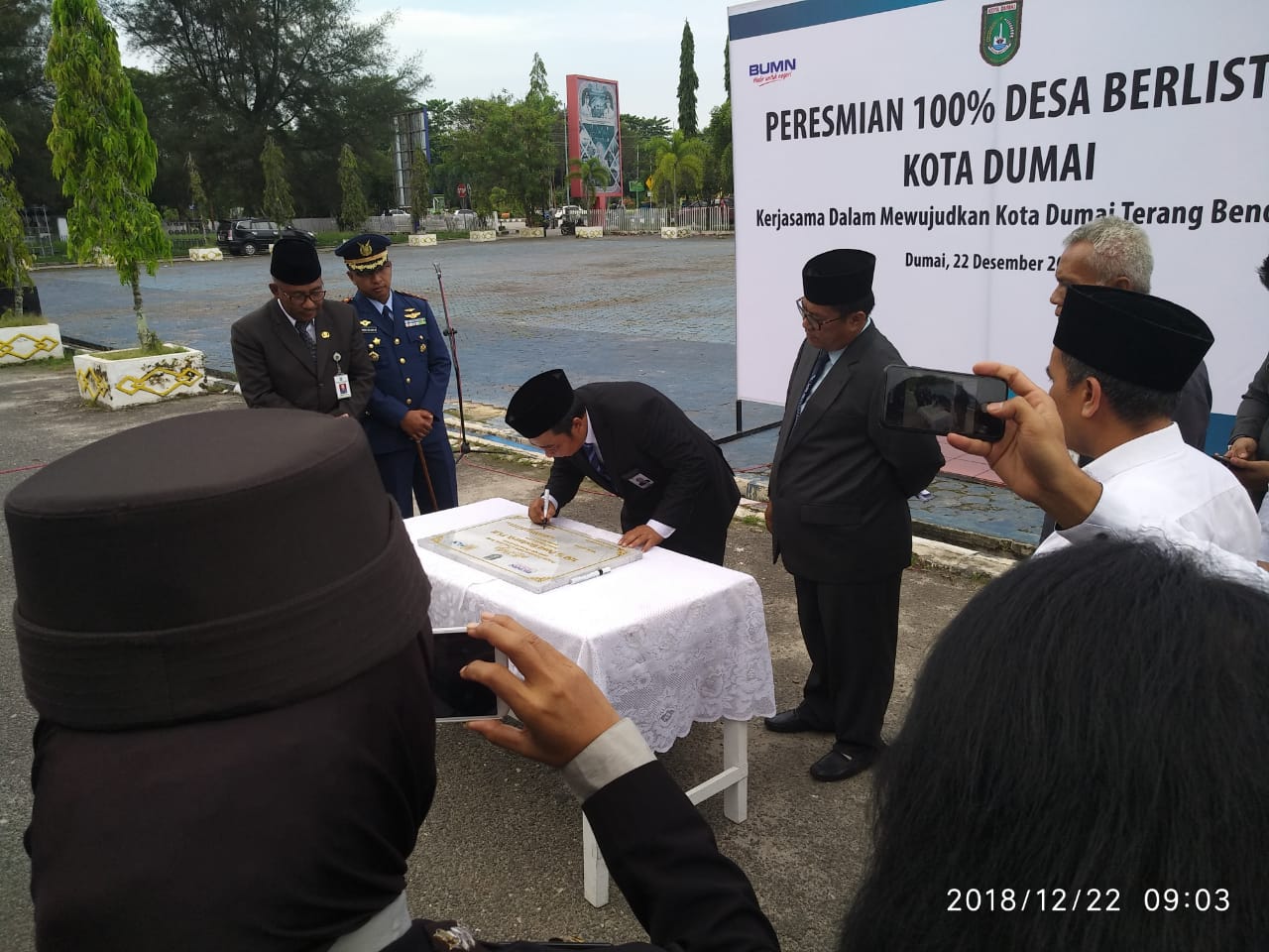 Kotamadya Dumai Sudah 100% Desa Berlistrik PLN