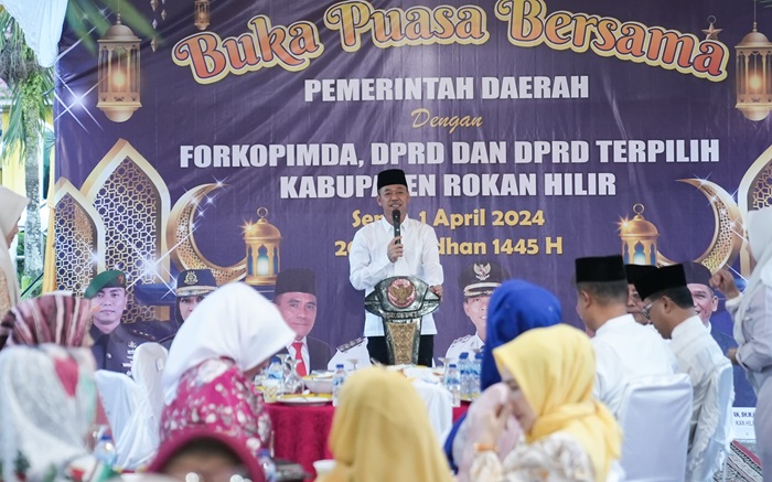 Buka Bersama Pemkab Rohil Bersama Forkompinda dan DPRD dan DPRD Terpilih