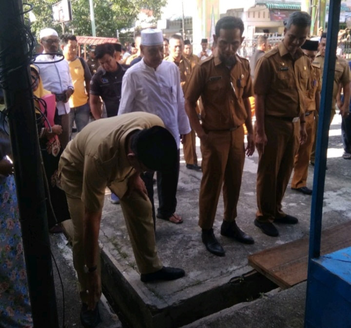 Bupati Minta Drainase Dipasar Ramadhan Ditutup