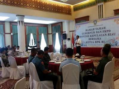 Datangi Kepri, Ketua BPK RI Ingatkan Setiap Rekomendasi Segera Ditindaklanjuti