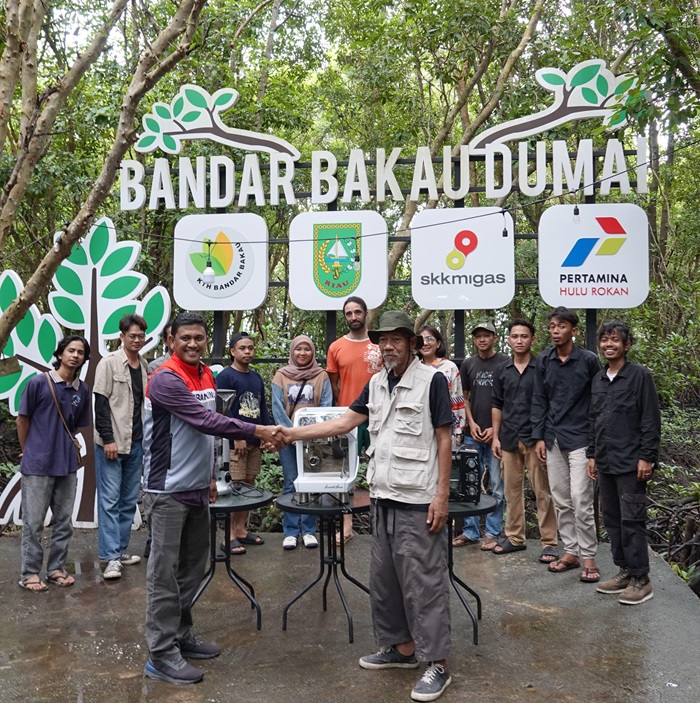 Dukung Pengembangan Wisata Mangrove, PHR-RSF Salurkan Alat Pendukung UMKM di Bandar Bakau Dumai