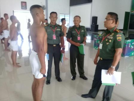  Danrem 023KS Pimpin Sidang Pemilihan Calon Tantam TNI AD
