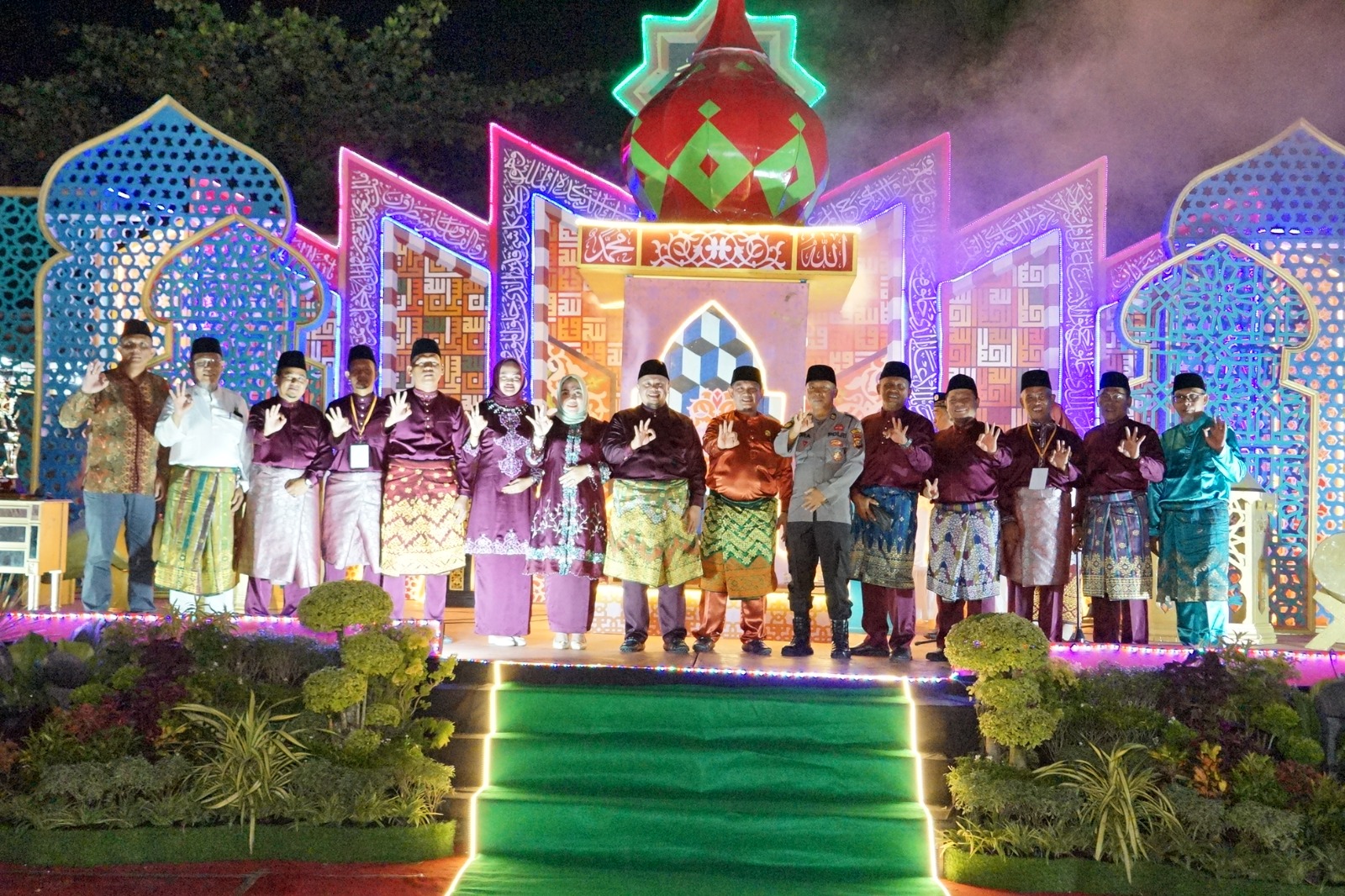 Camat Mandau Buka Musabaqah Tilawatil Qur'an (MTQ) Kelurahan Air Jamban