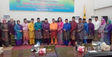 Sambut HUT Rohul Ke-17, DPRD Rohul Gelar Sidang Paripurna Istimewa