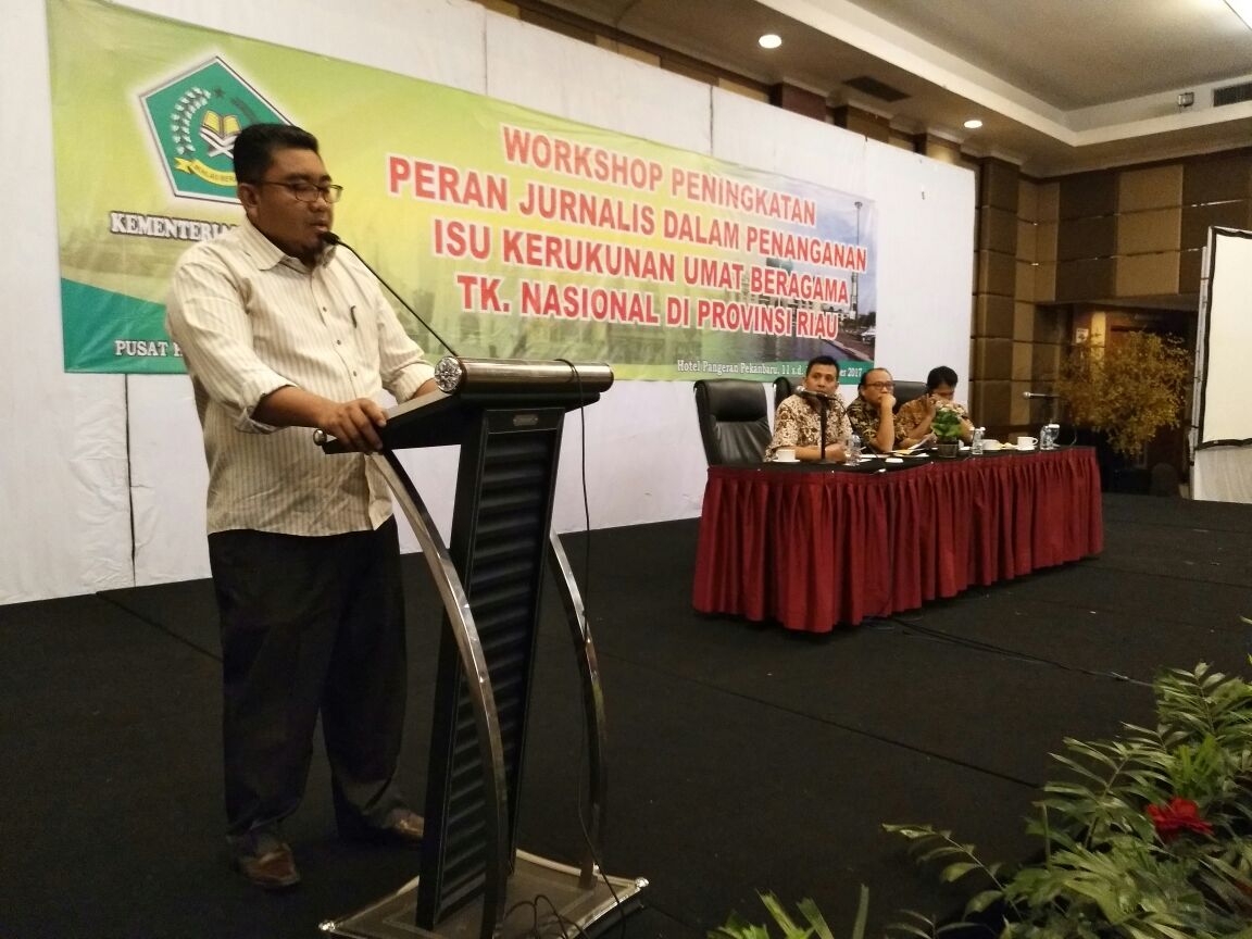 Riau Usulkan Pembentukan Forum Wartawan Kerukunan Umat Beragama(FWKUB)