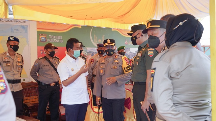 Wabup Rohil Cek Pos Pengamanan Lebaran 