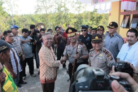  Kunjungi Inhu, Kapolda Riau Musnahkan 