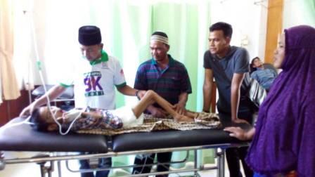  Penderita Kanker Otak Asal Rimba Melintang Kembali Dirawat