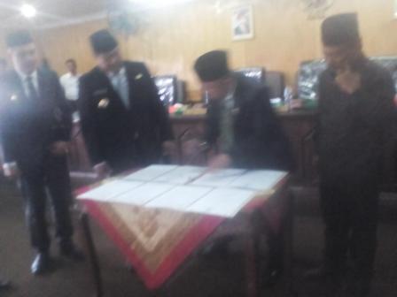 DPRD Terima Tiga Perubahan Ranperda Kabupaten Dairi 
