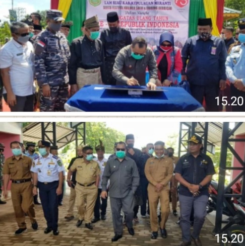 Bupati Resmikan RTH Kota Selatpanjang, Warga Selatpanjang Punya Tempat Santai Nyaman