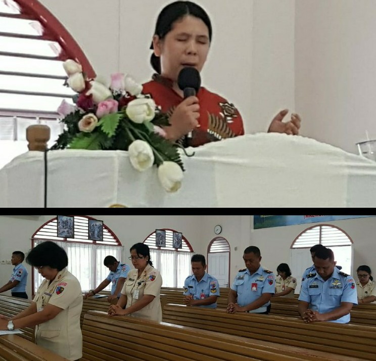  Pdt Lasma ke Jemaat Gereja Oiekumene Lanud Rsn: Contohlah Cara Daud 'Mengalahkan' Goliat