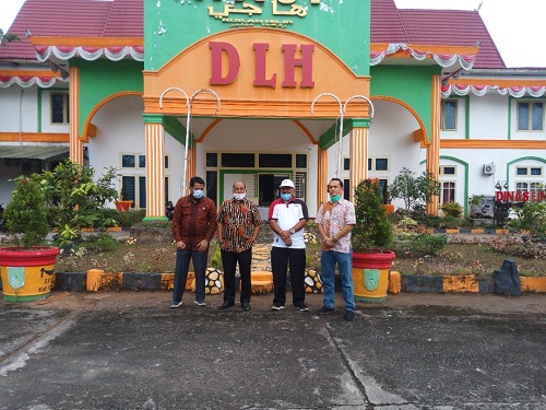 Tingkatkan Pengetahuan Tentang RTH, DLH Pelalawan Kunjungi DLH Rohil
