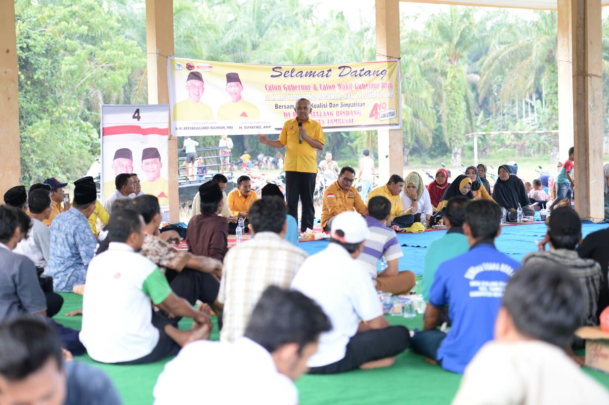 Cagub Andi Rachman Komit Bangun Infrastruktur Dukung Wisata di Rohul