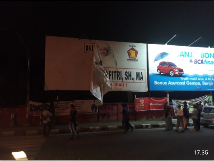Sudah 1.990 APK Yang Melanggar di Tertibkan Bawaslu se-Riau