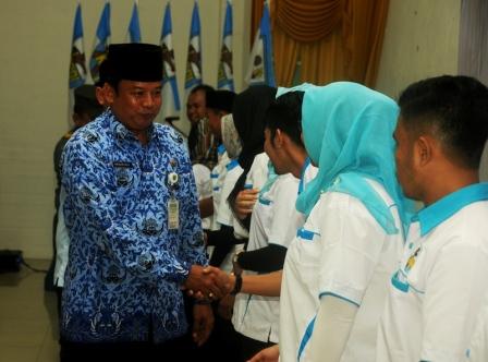 Gelar Pelantikan Pengurus Kecamatan, KNPI Inhu Diminta Kembangkan Potensi Pemuda