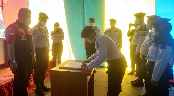 Kadiv Pemasyarakatan Kanwil Riau Saksikan Deklarasi Anti Narkoba di Lapas Kelas II Bagansiapiapi