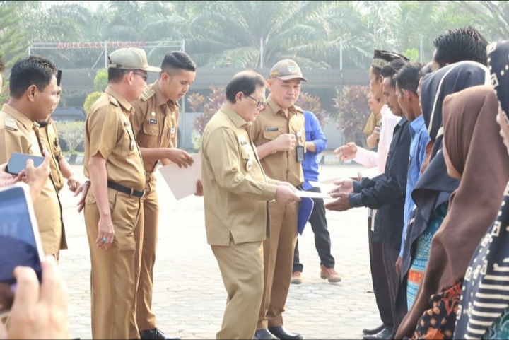 Bupati Muratara Memimpin langsung Apel Pagi